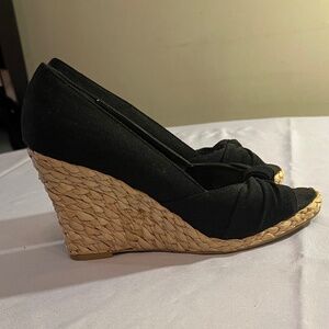 Diba:  Black Espadrilles - Size 10